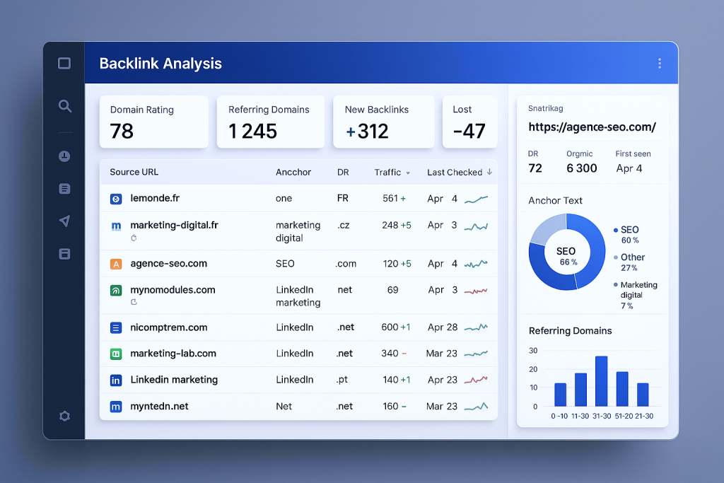 Analyse Backlinks SEO