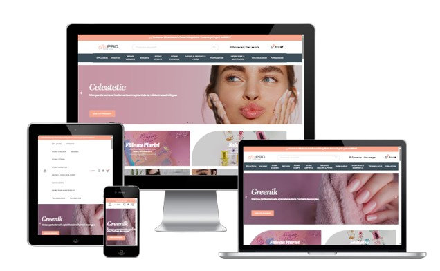 Refonte site web et référencement seo EM PRO ESTHETIQUE - Agence SEO Caen