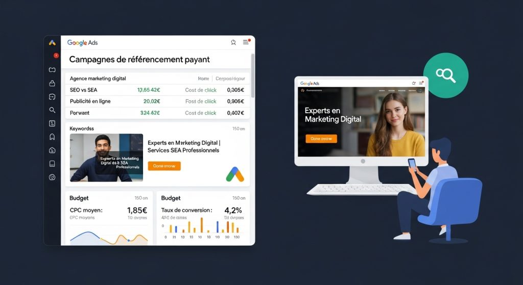 Comprendre le référencement payant - Agence SEO normandie - L'Agence E-commerce